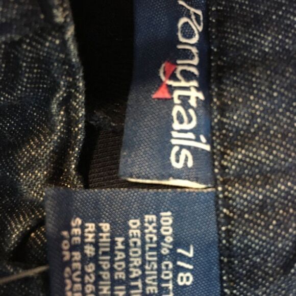 Ponytails Denim Skort Size 7/8 EUC - Picture 3 of 3